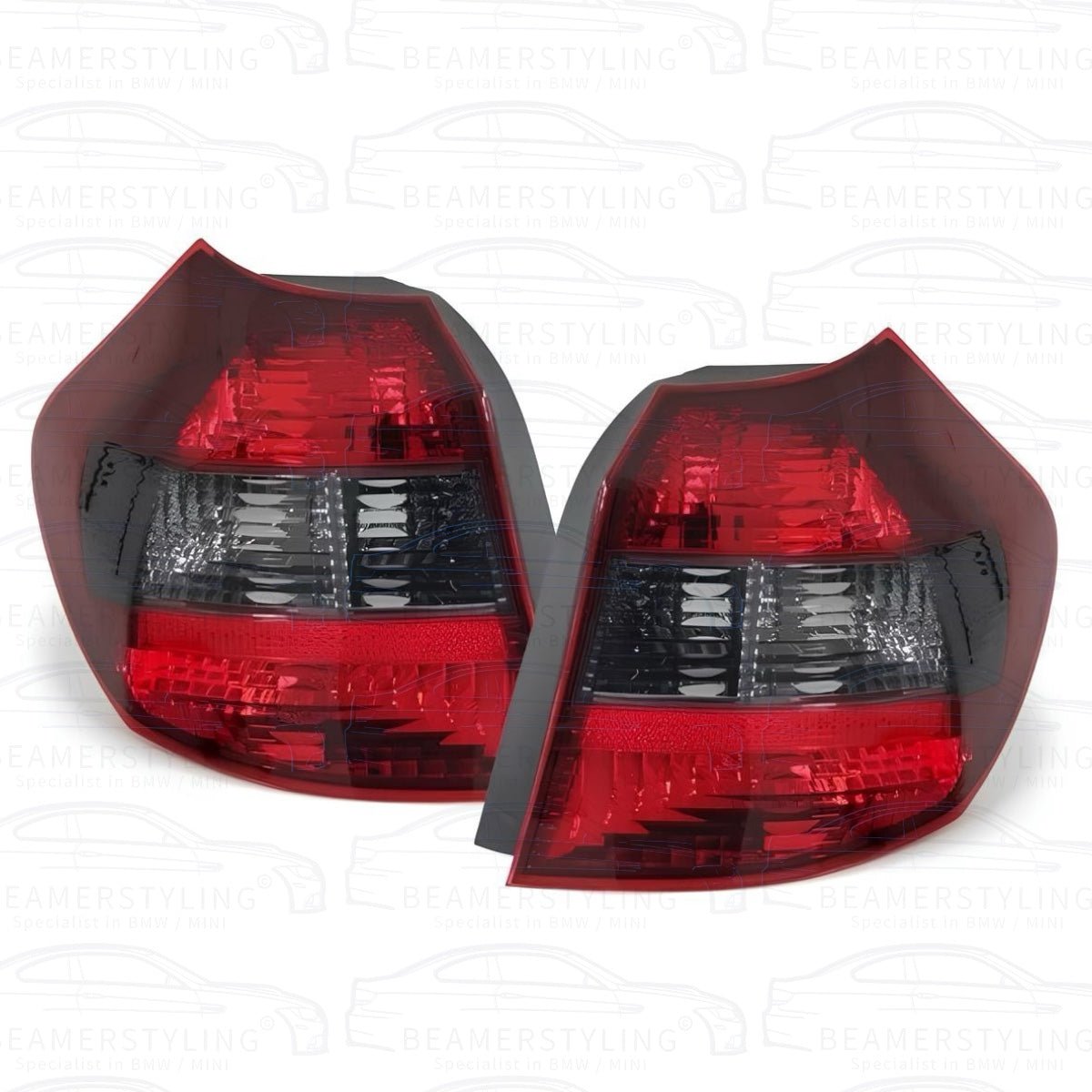 Achterlichten - BMW E87 - Rood/Smoke - Blackline | 2004-2007 - Beamerstyling.nl
