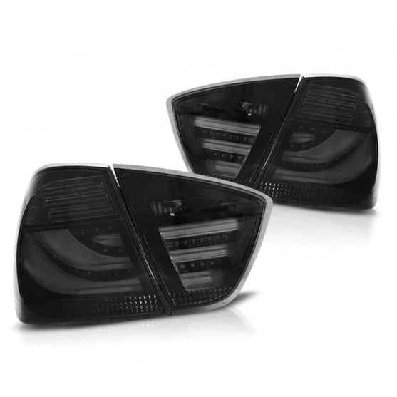 Achterlichten LED Bar Smoke BMW 3 Serie E90 Sedan 2005-2008 - Beamerstyling.nl