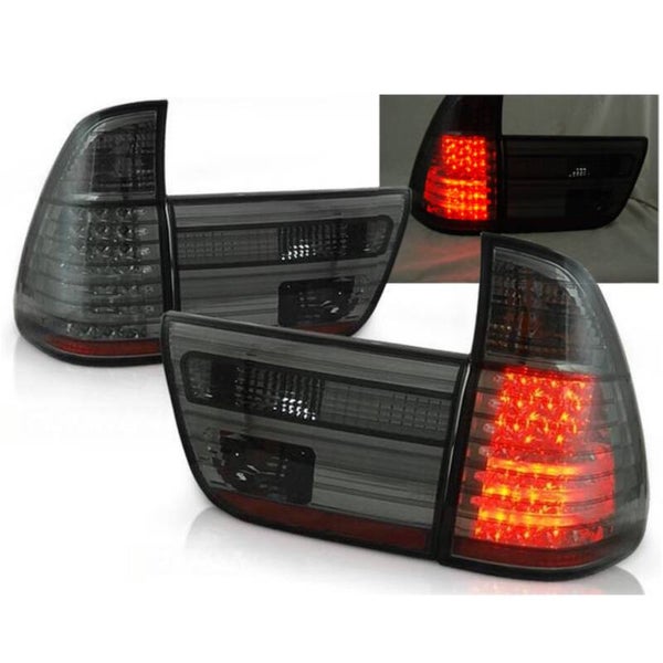 LED Achterlichten - BMW X5 E53 - Smoke Design | 99-03 | Beamerstyling.Nl