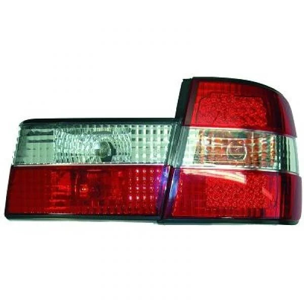 Achterlichten Rood / Helder BMW 5 Serie E34 Sedan