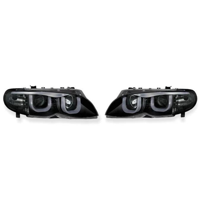 Angel Eyes 3D LED Koplampen BMW 3 Serie E46 2001-2005 Sedan / Touring - Beamerstyling.nl