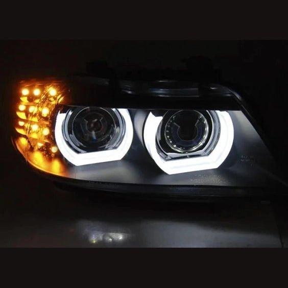 Angel Eyes 3D LED Koplampen D1S BMW 3 Serie E90 / E91 2008-2012 - Beamerstyling.nl