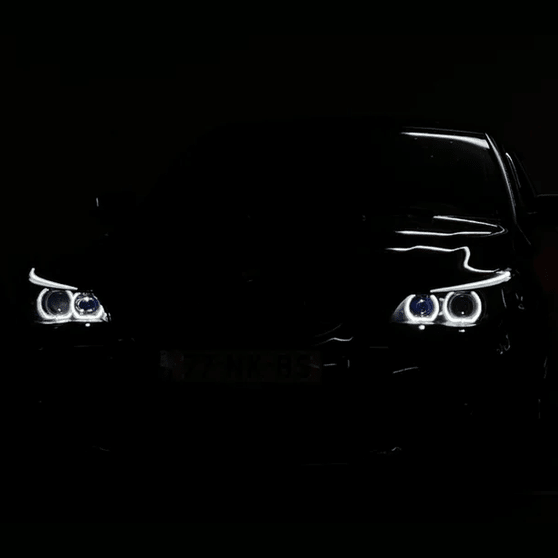 Angel Eyes Koplampen - BMW E60 / E61 - Depo - LCI Look - H7 / H7 | 03-07 - Beamerstyling.nl