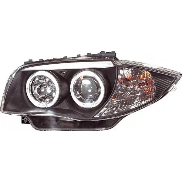 Angel Eyes Koplampen - BMW E81 / E87 / E82 / E88 - Depo LED | 2004-2011 - Beamerstyling.nl