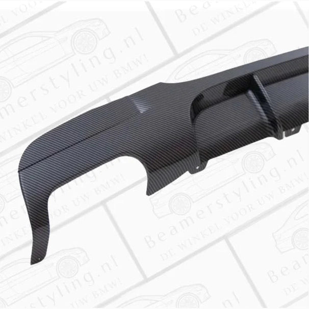 Diffuser - BMW E90 / E91 - Performance Look - Carbon Look | 05-12