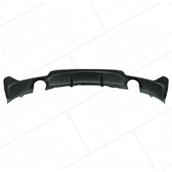 Diffuser - BMW F32 / F33 / F36 - 435I / 440I M Performance Optiek - Hoogglans Zwart