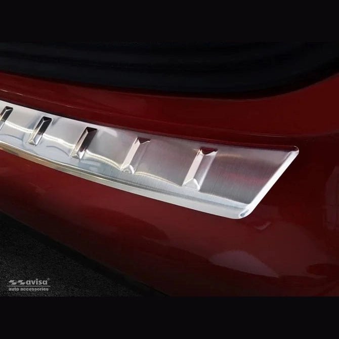 BMW 1 Serie Achterbumper Bescherming Rvs Zilver - Beamerstyling.nl
