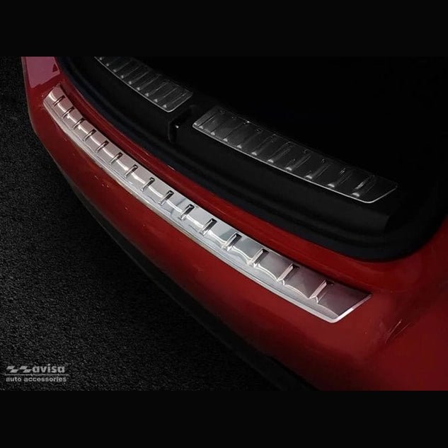 BMW 1 Serie Achterbumper Bescherming Rvs Zilver - Beamerstyling.nl