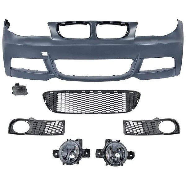 BMW 1 Serie M Pakket Look Voorbumper Zonder PDC E82 / E88 - Beamerstyling.nl