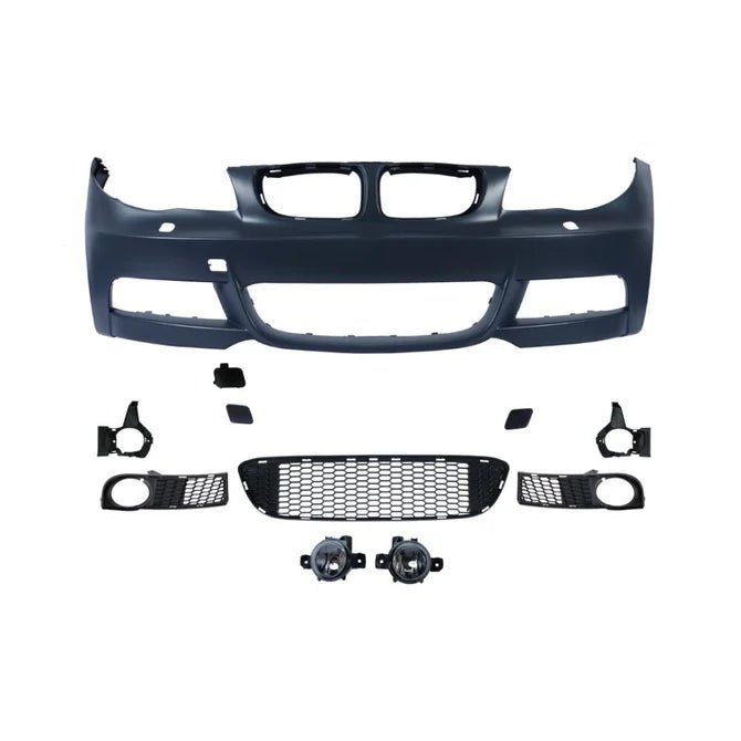 BMW 1 Serie Voorbumper M Pakket Look Incl Mistlampen E81 / E87 / E82 / E88 - Beamerstyling.nl
