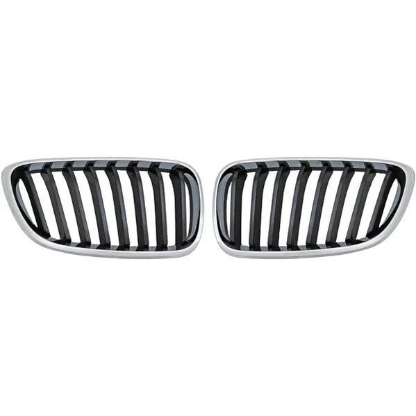BMW 2 Serie Nieren / Grill Delen Chroom Zwart F22 / F23 - Beamerstyling.nl