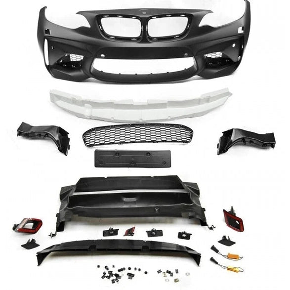 BMW 2 Serie Voorbumper Evo M2 Look F22 / F23 2013-2017 - Beamerstyling.nl