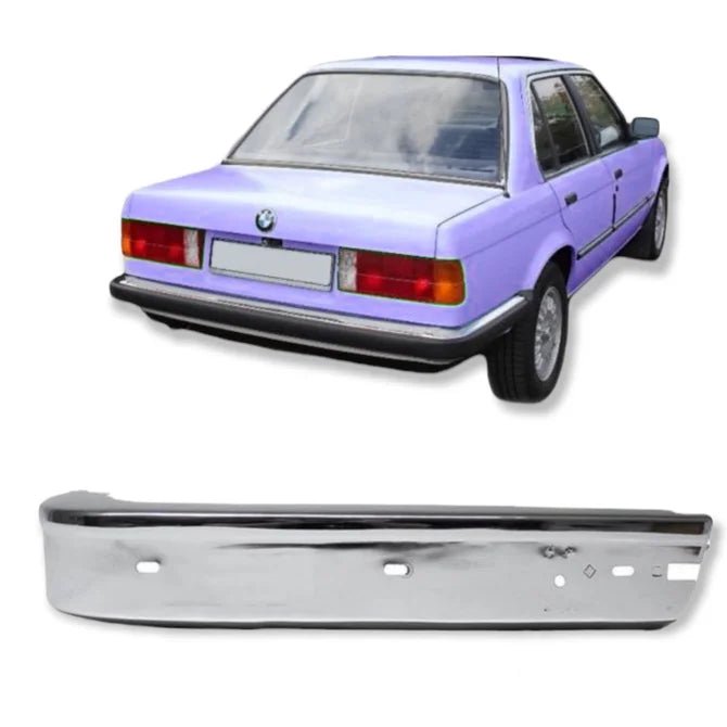 BMW 3 Serie Achterbumper Hoek Bumper Lijst Rechts Chroom E30 1982-1987 - Beamerstyling.nl