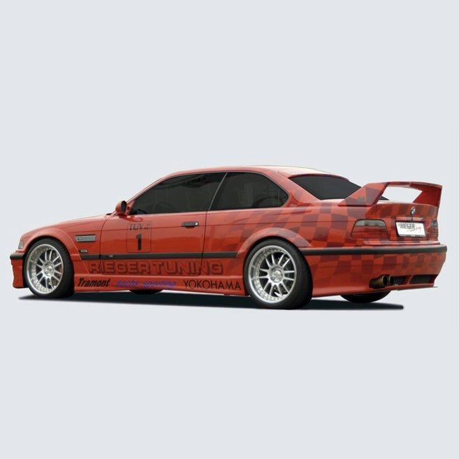 BMW 3 Serie Kofferbak Spoiler Rieger Tuning E36 Sedan — Zonder 3E Remlicht - Beamerstyling.nl