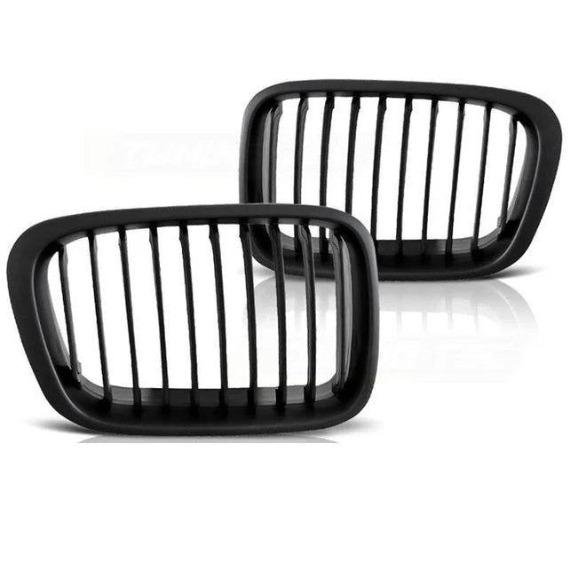 BMW E46 Grill Delen Mat Zwart BMW 3 Serie E46 Sedan / Touring 1998 - 2001 - Beamerstyling.nl