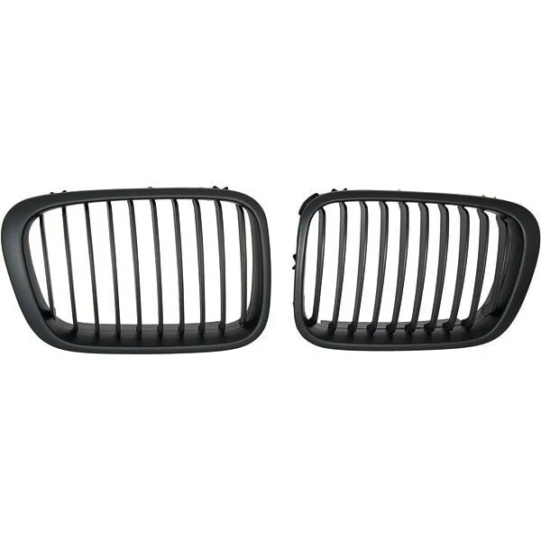 BMW E46 Grill Delen Mat Zwart BMW 3 Serie E46 Sedan / Touring / Compact 1998 - 2001 - Beamerstyling.nl