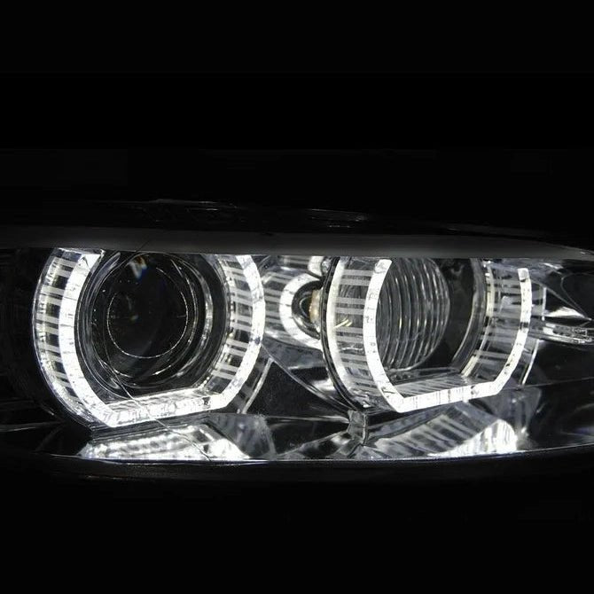 BMW E92 / E93 3D LED Angel Eyes Koplampen Chroom D1S 2007-2010 — Met Afs-Systeem - Beamerstyling.nl