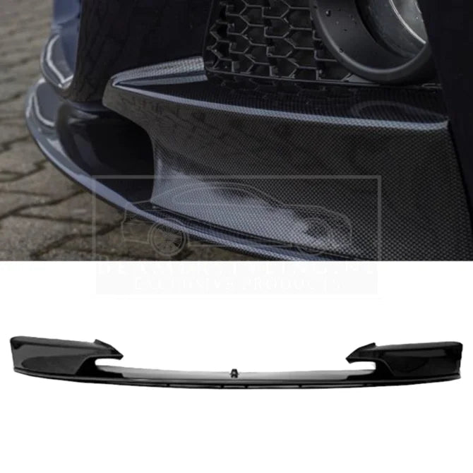 BMW F30 / F31 - Front Lip M-Performance Look - Carbon Glans | Gecertificeerd Oem Kwaliteit - Beamerstyling.nl
