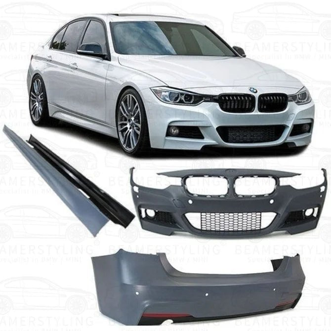 Bumper Pakket - BMW 3 Serie F30 Sedan - M Pakket Look - PDC Rondom | 12-15 - Beamerstyling.nl