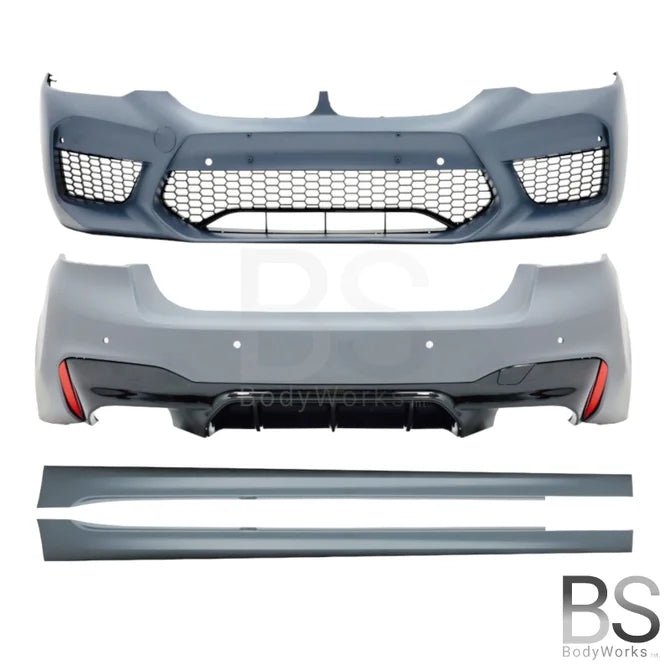 Bumper Pakket - BMW 5 Serie G30 Sedan - M5 Look - Met PDC | 17-20 - Beamerstyling.nl
