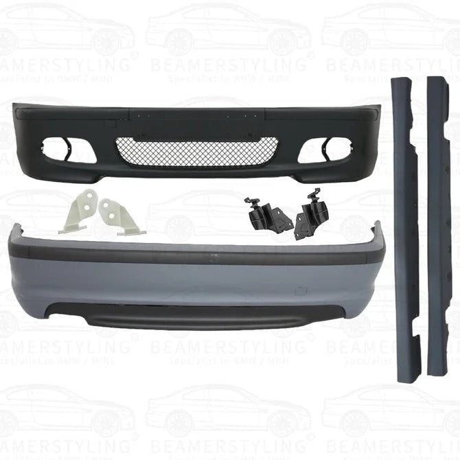 Bumper Pakket - BMW E46 Sedan - M Pakket Look | 1998 - 2005 — Met PDC In De Achterbumper - Beamerstyling.nl