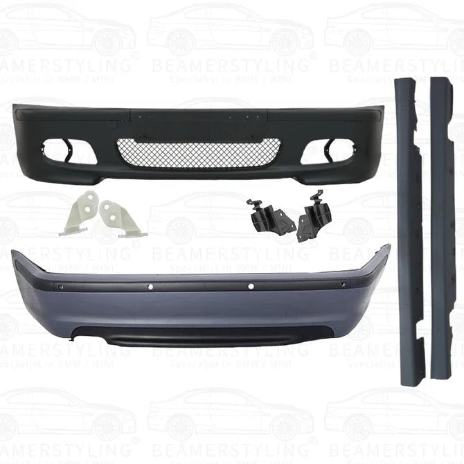 Bumper Pakket - BMW E46 Sedan - M Pakket Look | 1998 - 2005 — Zonder PDC In De Achterbumper - Beamerstyling.nl