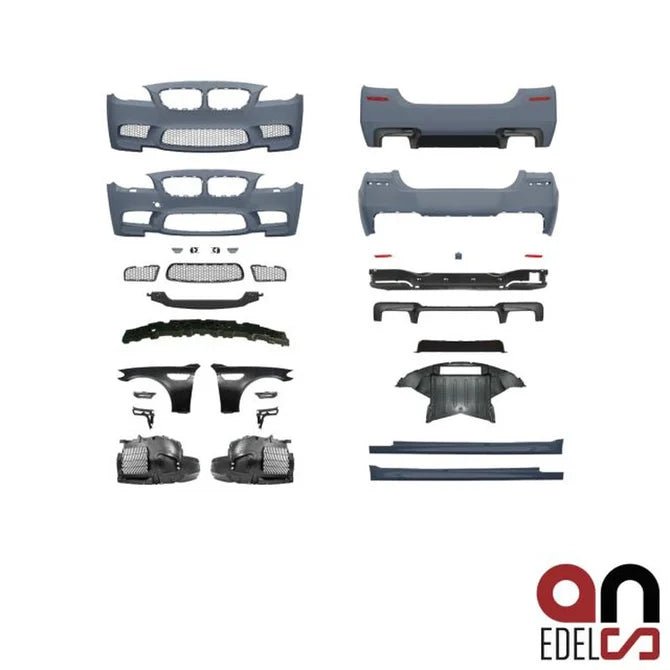 Bumper Pakket - BMW F10 Sedan - M5 Look - Met Zijschermen | 10-17 - Beamerstyling.nl