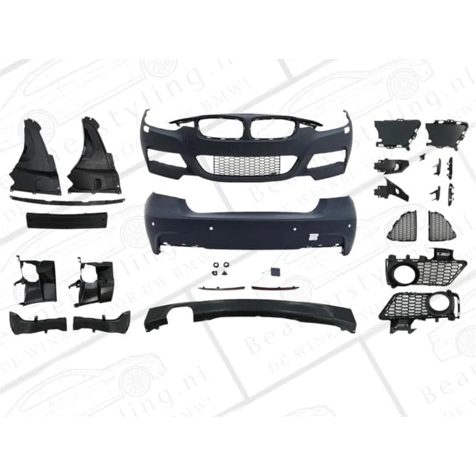 Bumper Pakket - BMW F30 Sedan - M Pakket Look - PDC Achter - Beamerstyling.nl