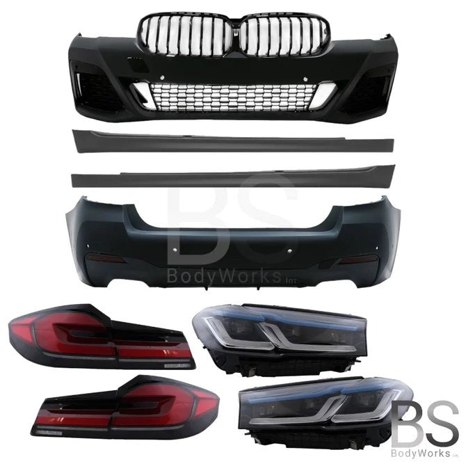 Bumper Pakket - BMW G30 Sedan - M5 LCI Look - PDC - Full LCI | 17-20 - Beamerstyling.nl