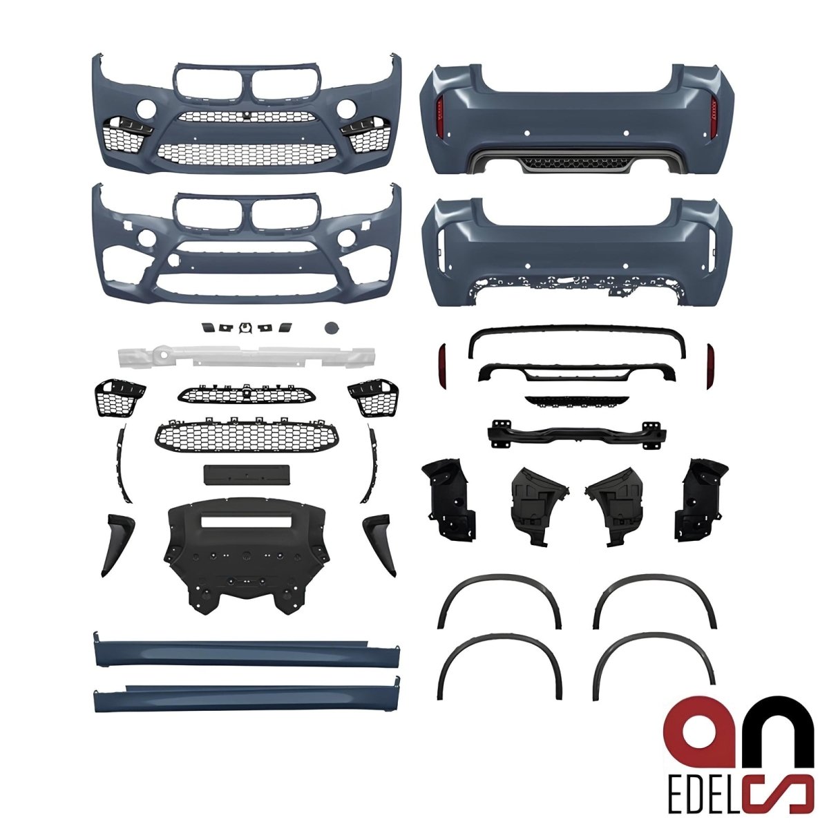 Bumper Pakket - BMW X6 F16 Suv - Compleet - F86 Evo Look | 2014 - 2019 - Beamerstyling.nl