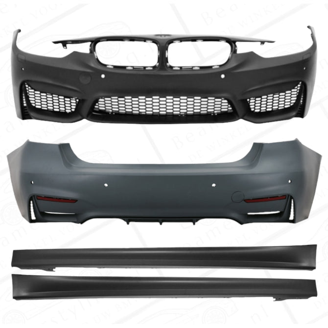 Bumper Pakket - M3 Design - BMW 3 Serie F30 Sedan - Met PDC - Beamerstyling.nl