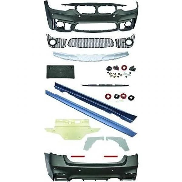 Bumper Pakket - BMW 3 Serie F30 Sedan - M3 Look - PDC Rondom | 12-15