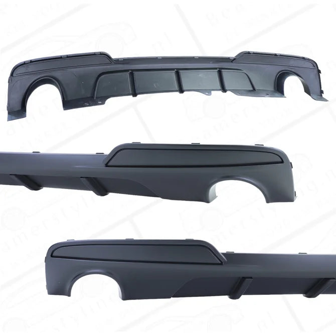 Diffuser - BMW F10 / F11 - M Performance Look - 535I / 535D - Mat Zwart | 10-17