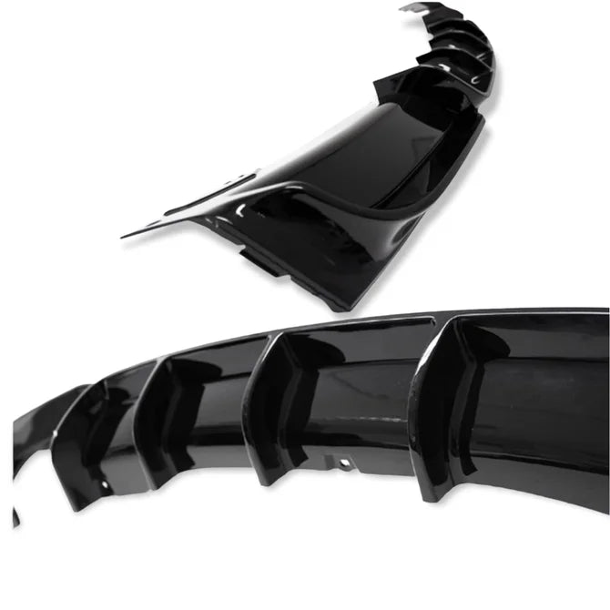 Diffuser Zwart M Performance Look 2 Uitlaten Links BMW 3 Serie F30 / F31