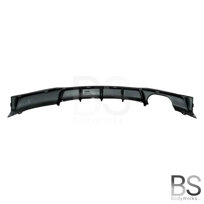 Diffuser - BMW F30 / F31 - M Performance Look - Hoogglans Zwart -  2 Uitlaten Links