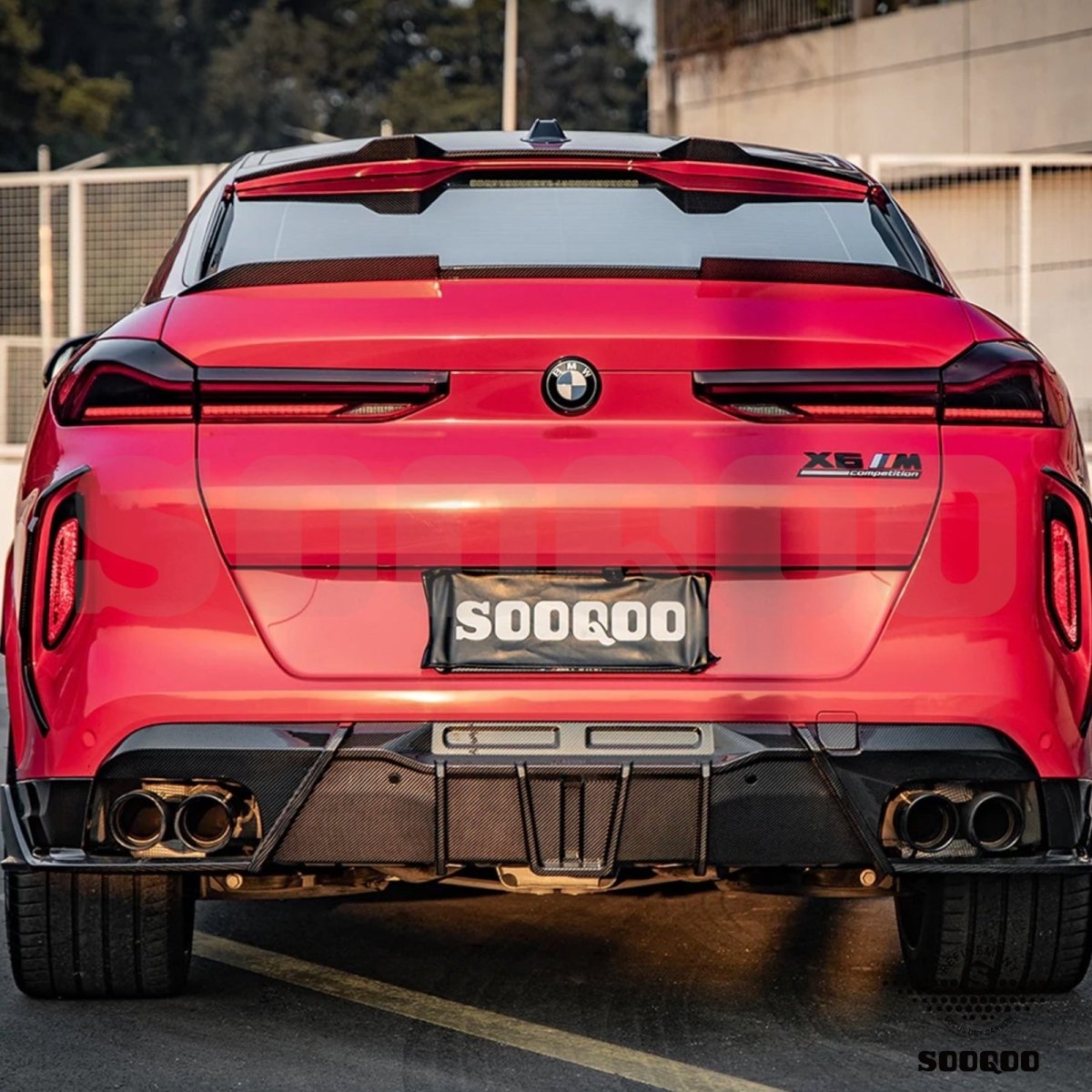 Carbon Dakspoiler - BMW X6 M F96 / G06 - Pre - Preg | Sooqoo - Beamerstyling.nl