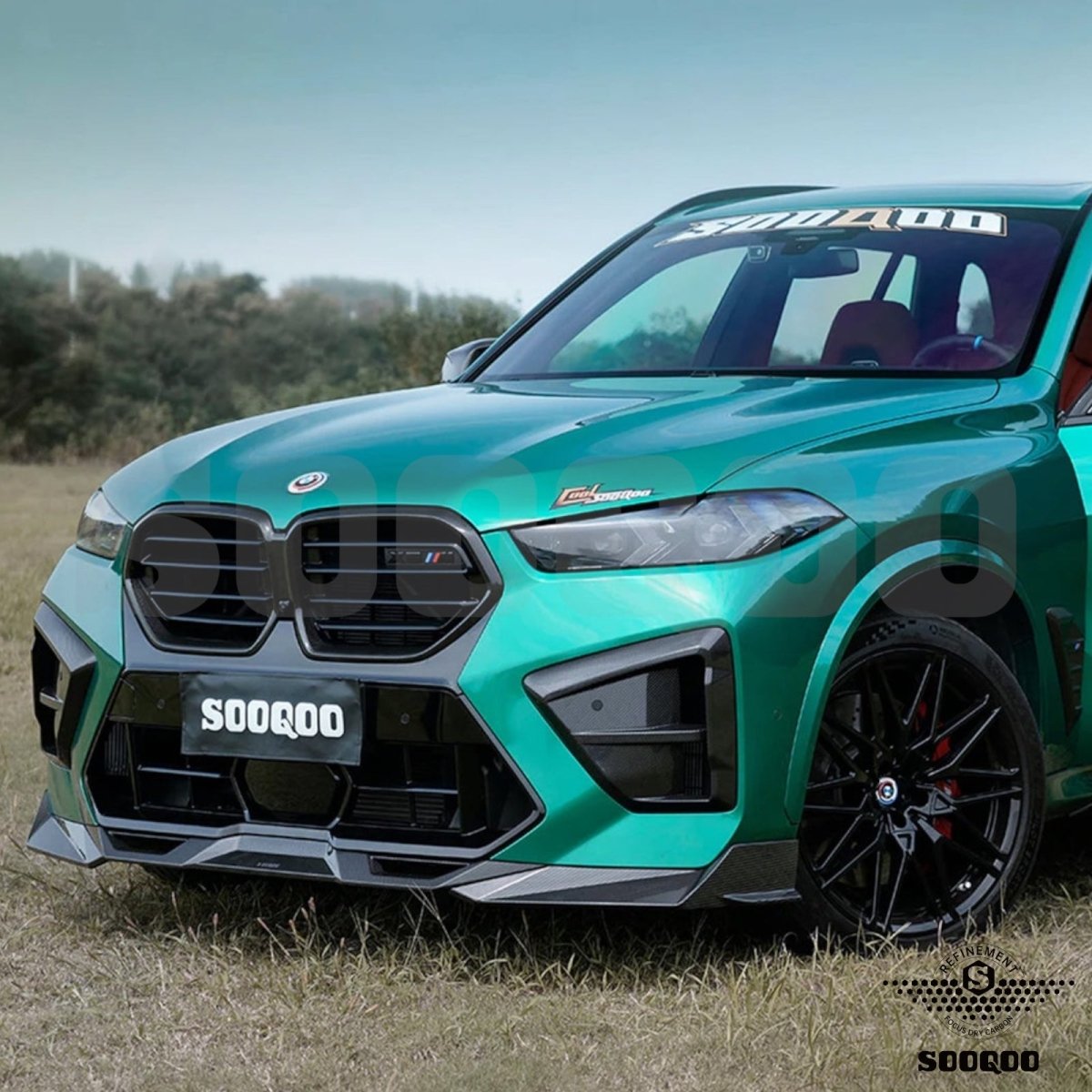 Carbon Front Lip - BMW X5 M F95LCI - Pre - Preg | Sooqoo - Beamerstyling.nl