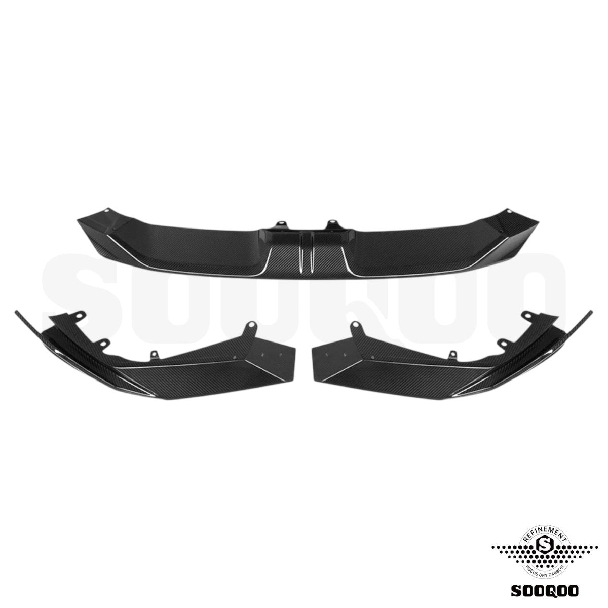 Carbon Front Lip - BMW X6 M F96LCI - Pre - Preg | Sooqoo - Beamerstyling.nl