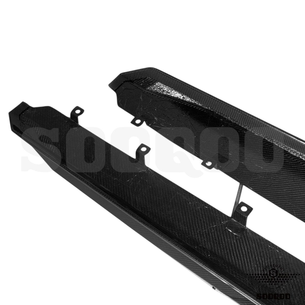 Carbon Side Skirts Extensions - BMW X5 M F95LCI - Pre - Preg | Sooqoo - Beamerstyling.nl