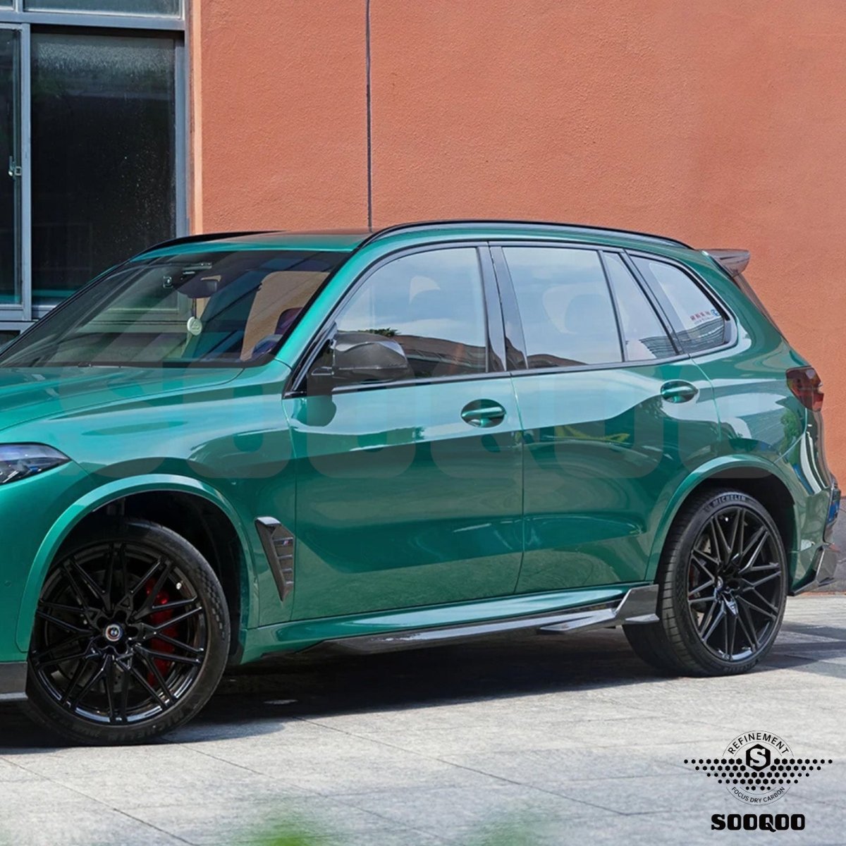 Carbon Side Skirts Extensions - BMW X5 M F95LCI - Pre - Preg | Sooqoo - Beamerstyling.nl