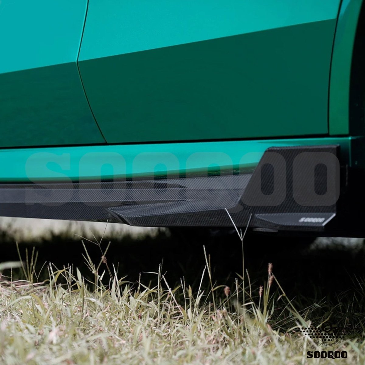 Carbon Side Skirts Extensions - BMW X5 M F95LCI - Pre - Preg | Sooqoo - Beamerstyling.nl