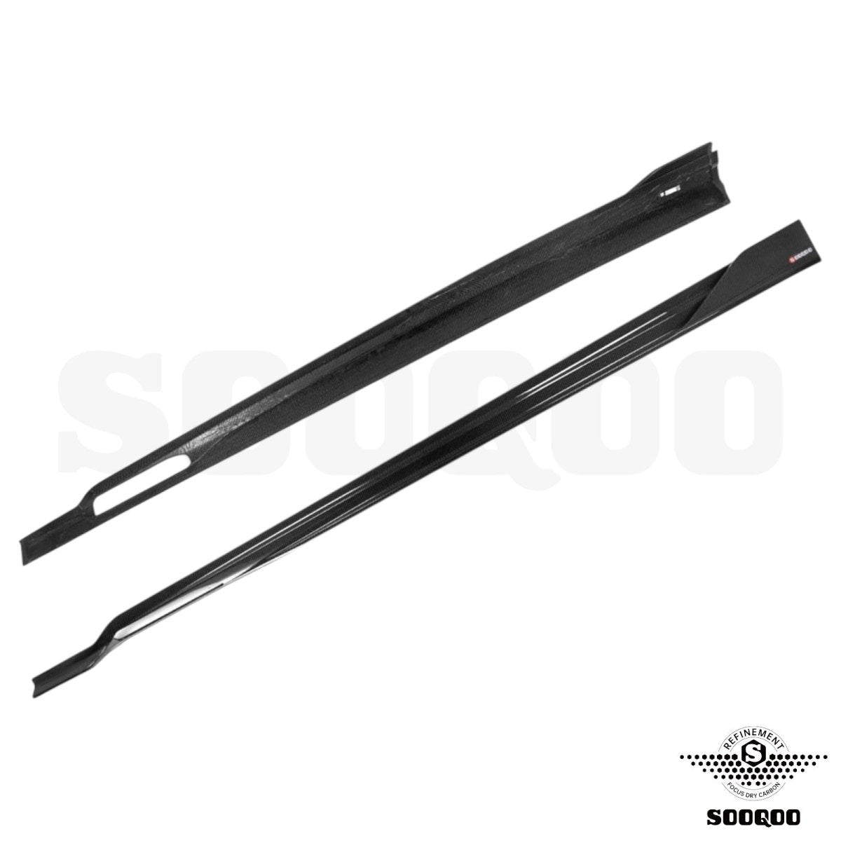 Carbon Side Skirts Extensions - BMW X6 M F96LCI / X6 G06LCI - Pre - Preg | Sooqoo - Beamerstyling.nl