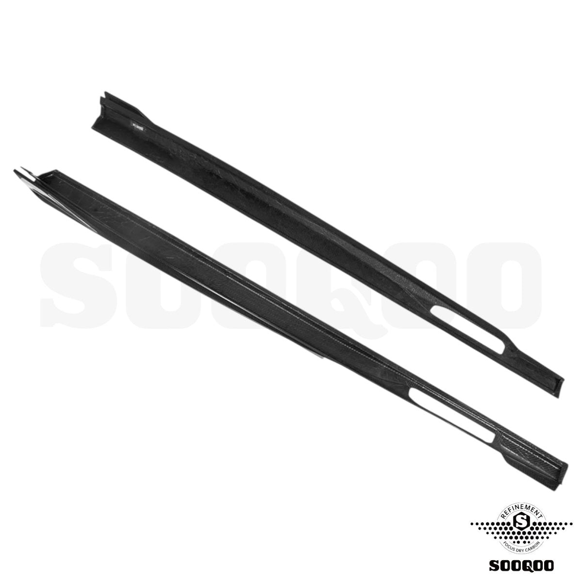 Carbon Side Skirts Extensions - BMW X6 M F96LCI / X6 G06LCI - Pre - Preg | Sooqoo - Beamerstyling.nl