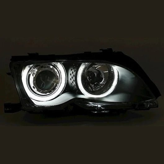 Ccfl Angel Eyes Koplampen BMW 3 Serie E46 2001-2005 Sedan / Touring - Beamerstyling.nl