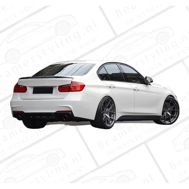 Diffuser - BMW F30 / F31 - M Performance Look - Carbon Look - 335I/340I