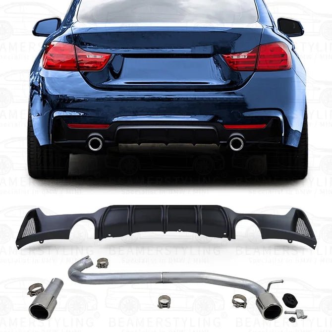 Conversiekit V6 - BMW F32 / F33 / F36 - 440I M Performance Look - 425/428/430 | Mat Zwart - Beamerstyling.nl