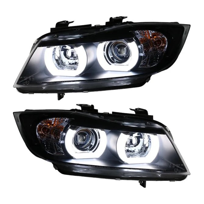 D1S Koplampen - BMW E90 / E91 - 3D LED Angel Eyes | 2005-2008 - Beamerstyling.nl