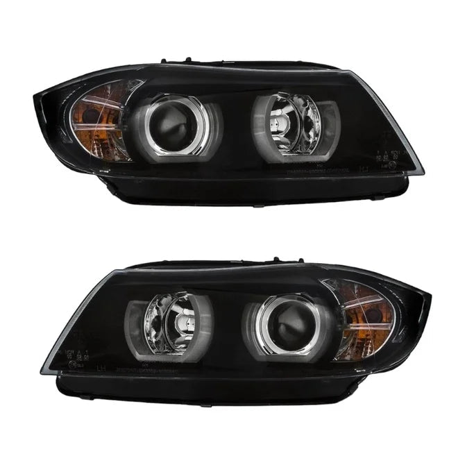 D1S Koplampen - BMW E90 / E91 - 3D LED Angel Eyes | 2005-2008 - Beamerstyling.nl