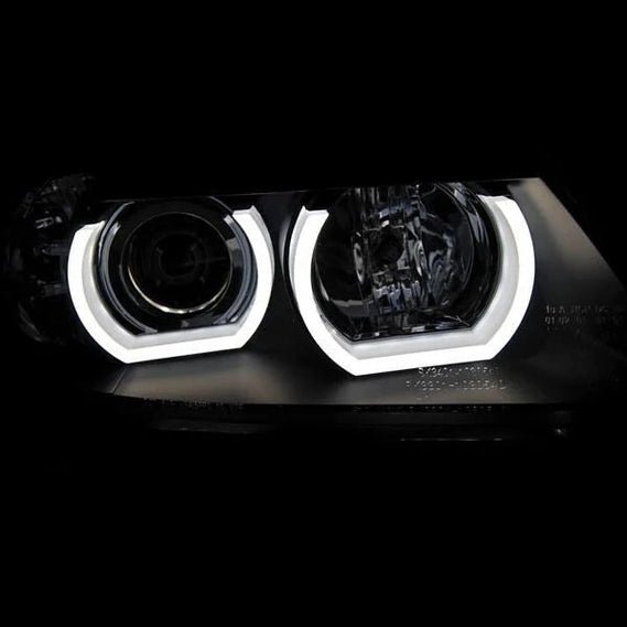 D1S Koplampen - BMW E90 / E91 - 3D LED Angel Eyes | 2005-2008 - Beamerstyling.nl