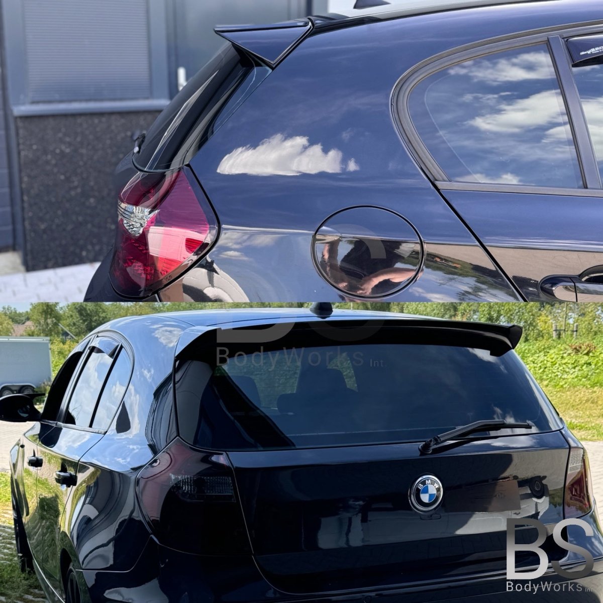 Dakspoiler - BMW 1 Serie E81 / E87 - Hoogglans Zwart | 2004-2012 - Beamerstyling.nl
